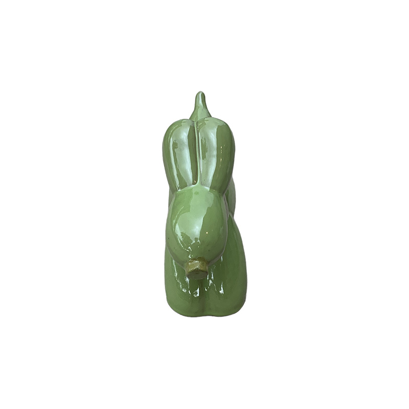 3493 Gốm Thú Loại 2 Đồng Giá 180K Thỏ Xanh Lá 45x12x15