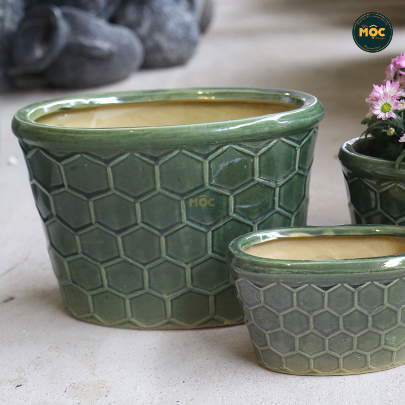 3536 ID Oval Tổ Ong 33x22x22