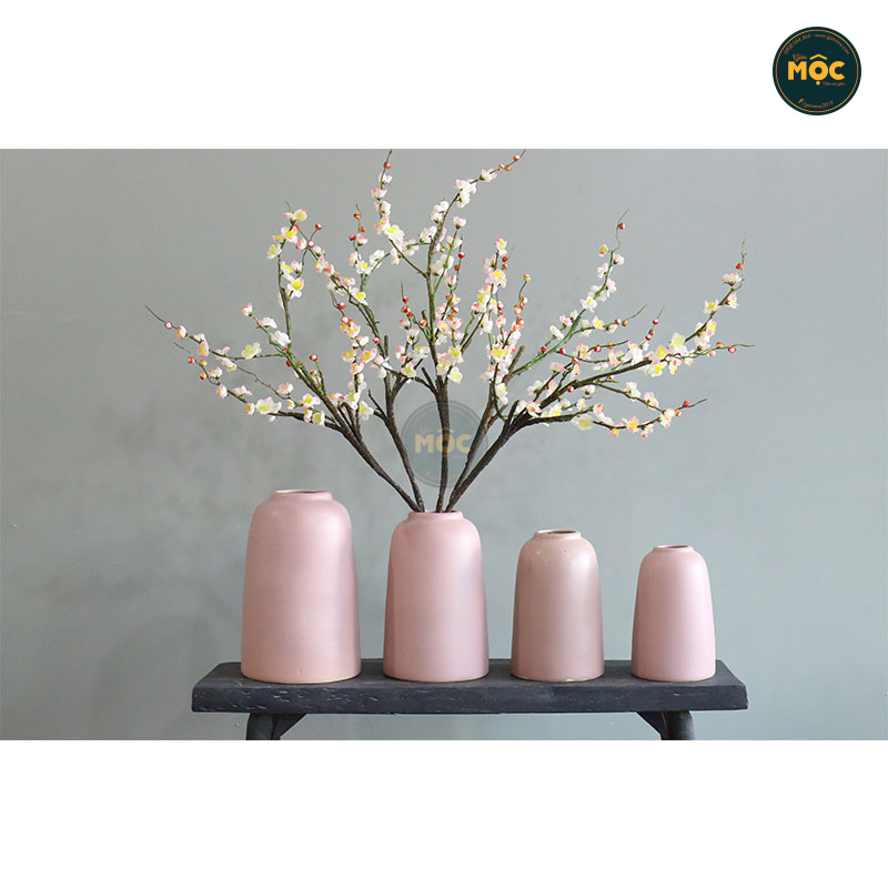 Cắm Hoa Tươi | Mờ | 3742 Bình Hoa Bốn Mùa Chuông H28 18x18x28 M9