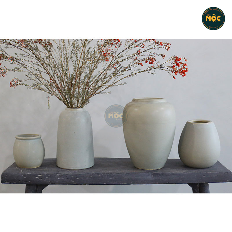 Cắm Hoa Tươi | Mờ | 3742 Bình Hoa Bốn Mùa Chuông H28 18x18x28 M9