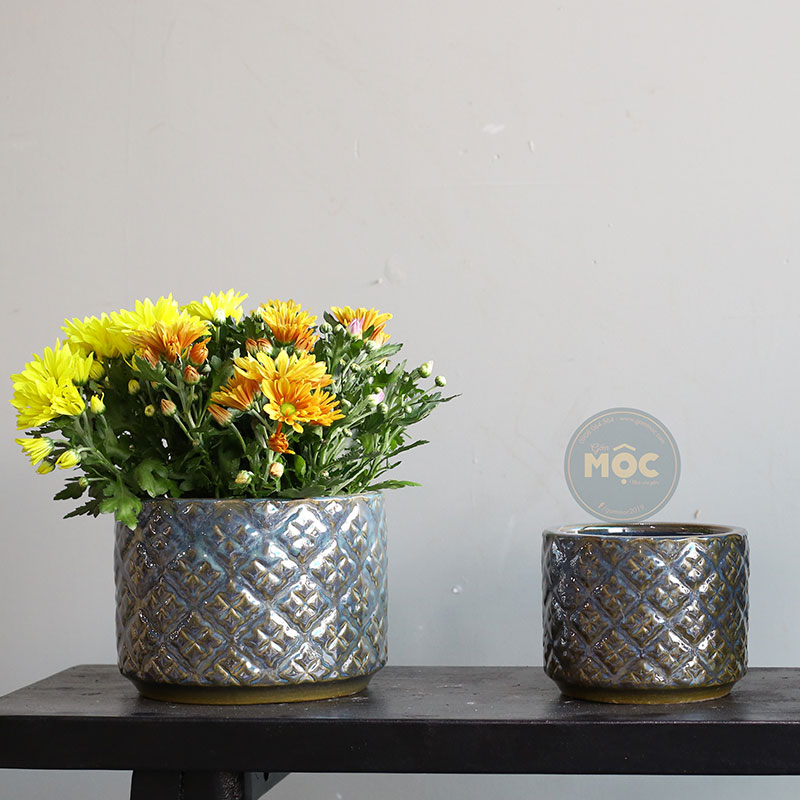 3537 ID Trụ Họa Tiết Hoa 4 Cánh 23x23x18