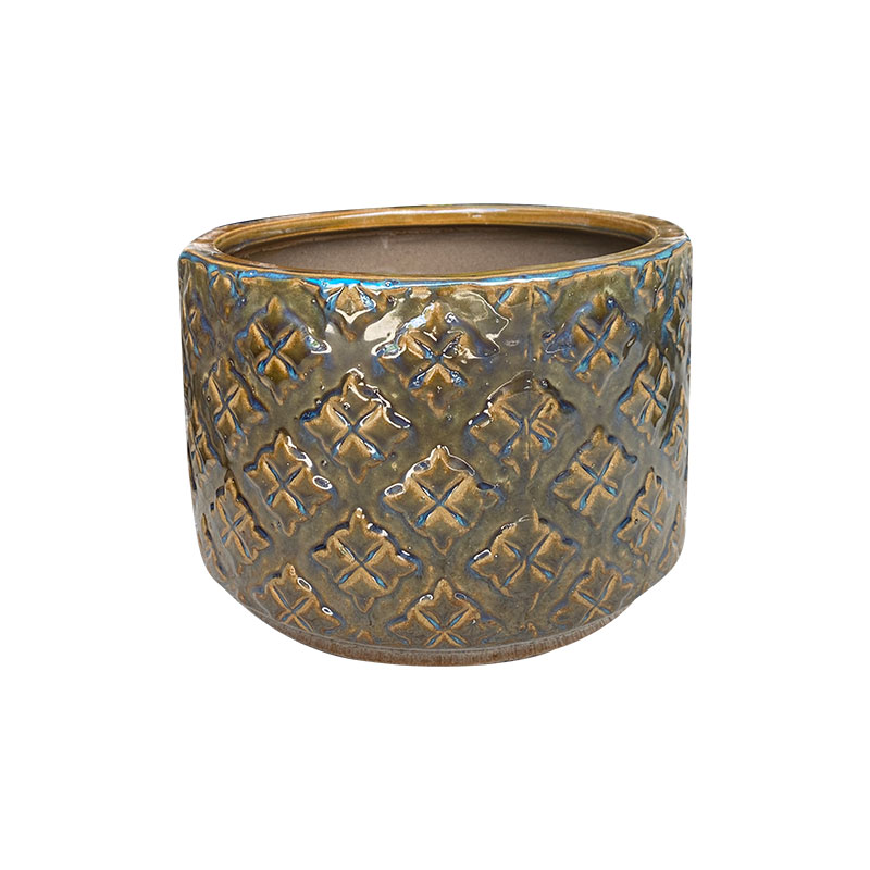 3537 ID Trụ Họa Tiết Hoa 4 Cánh 30x30x22